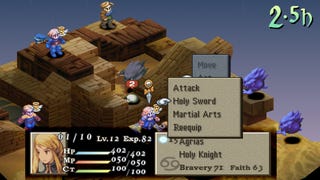 Selecting a move in the menu during combat in Final Fantasy Tactics: War of the Lions
