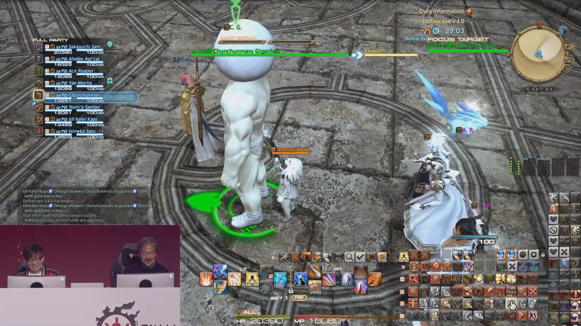 Watch Final Fantasy's creator grief XIV director Yoshi-P, get crushed by  iconic series bosses and poke a gigachad in the arse | Rock Paper Shotgun