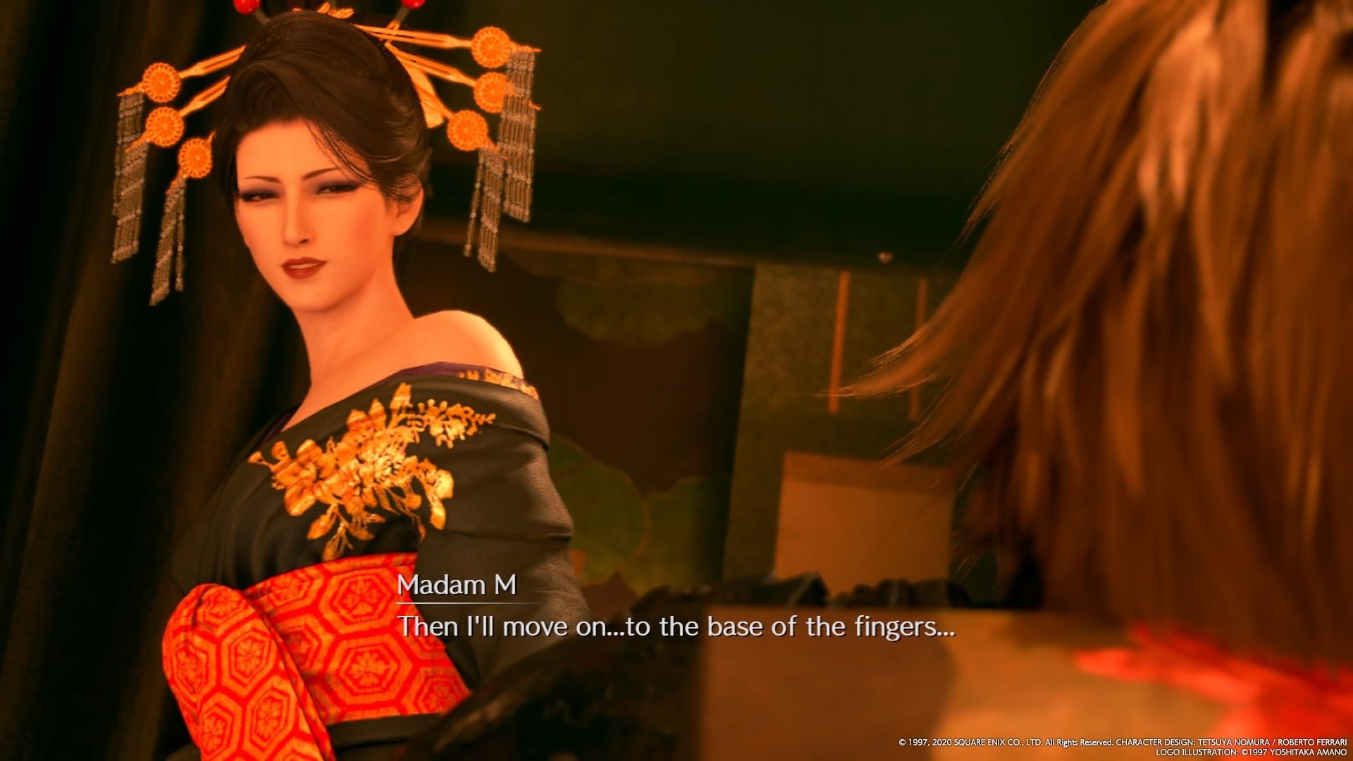 Final Fantasy 7 Remake - Heads or Tails, Madam M massage course choices ...