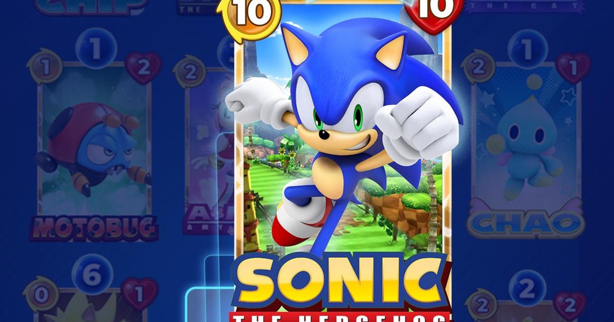 Sonic the Hedgehog mobile game concept art and characters