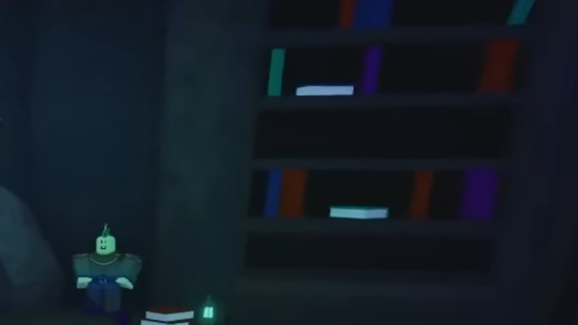 The shelf with books in need of cleansing in Fisch - 4