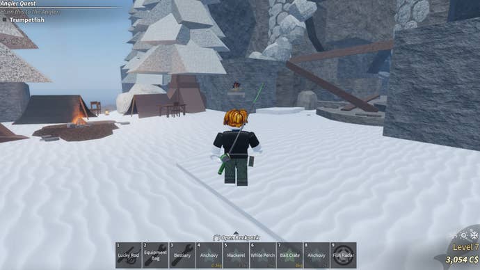 The entrance to the volcano on Roslit Bay in Fisch.