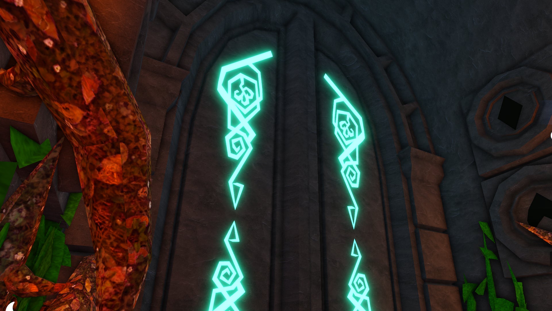 The mysterious door opened by levers around the Ancient Jungle in Fish It. - 1