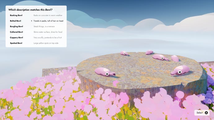 Identifying creatures sunbathing on concrete in Flock