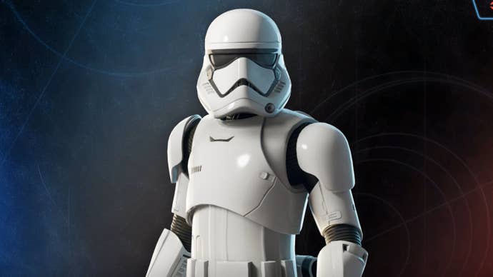 Star Wars First Order Stormtrooper in Fortnite.