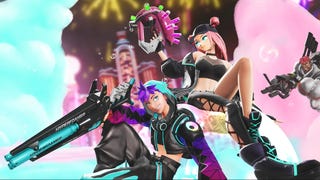 Foamstars promo image showing several characters sitting on top of blue and pink bubbles