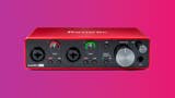 Get this Focusrite Scarlett 2i2 interface for £104 from Amazon right now