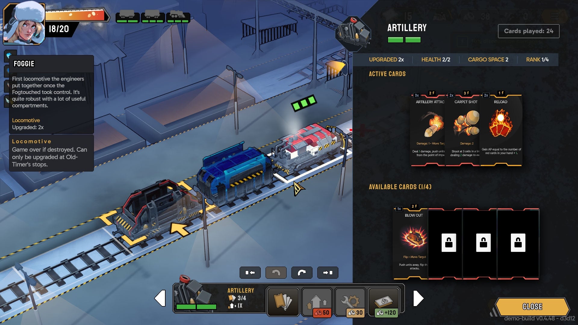 Buying a new carriage in Fogpiercer