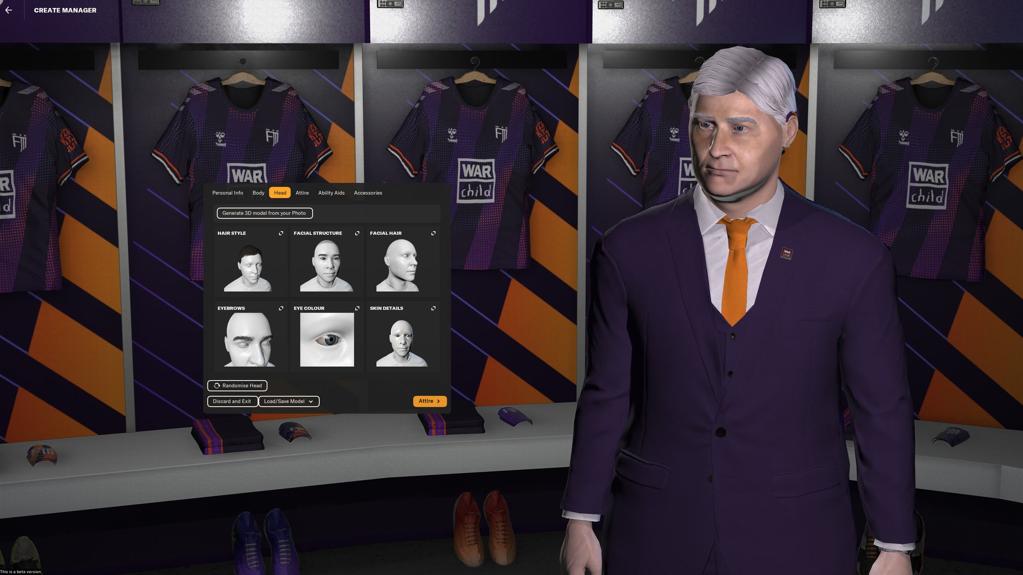 The creation of a haggard manager in Football Manager 2024. - 1