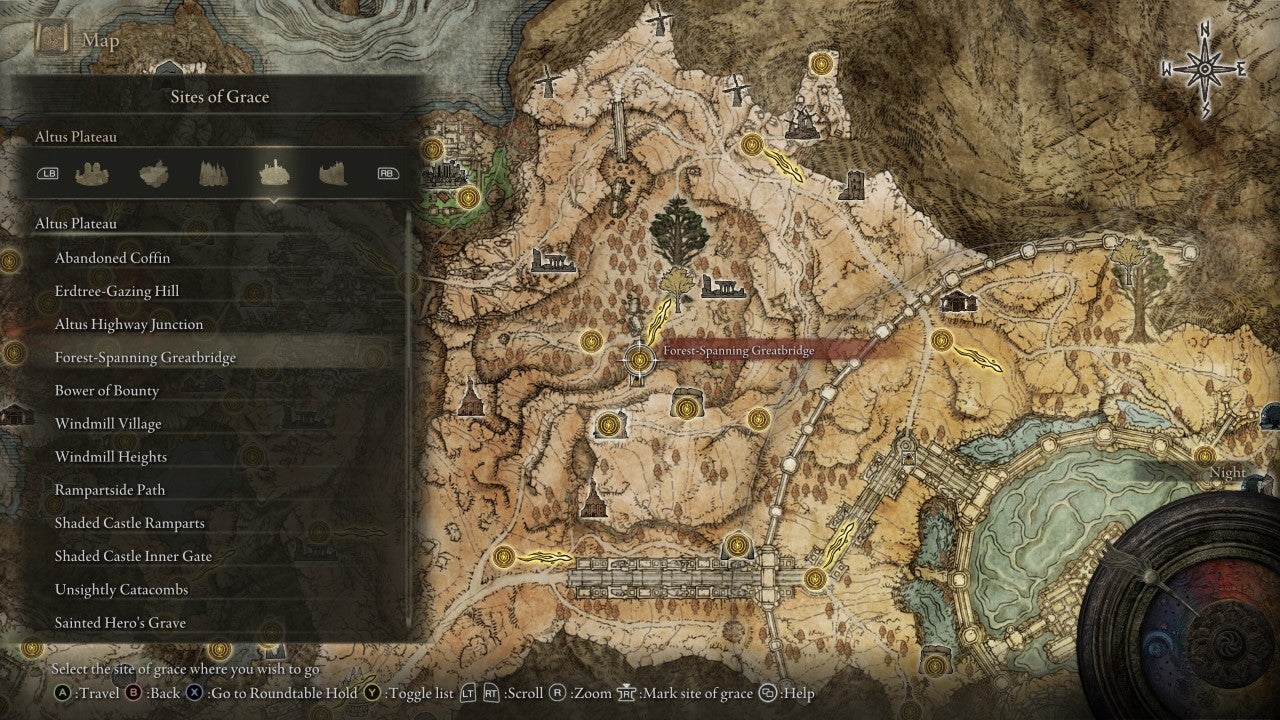 Forest-Spanning Greatbridge Grace in Elden Ring