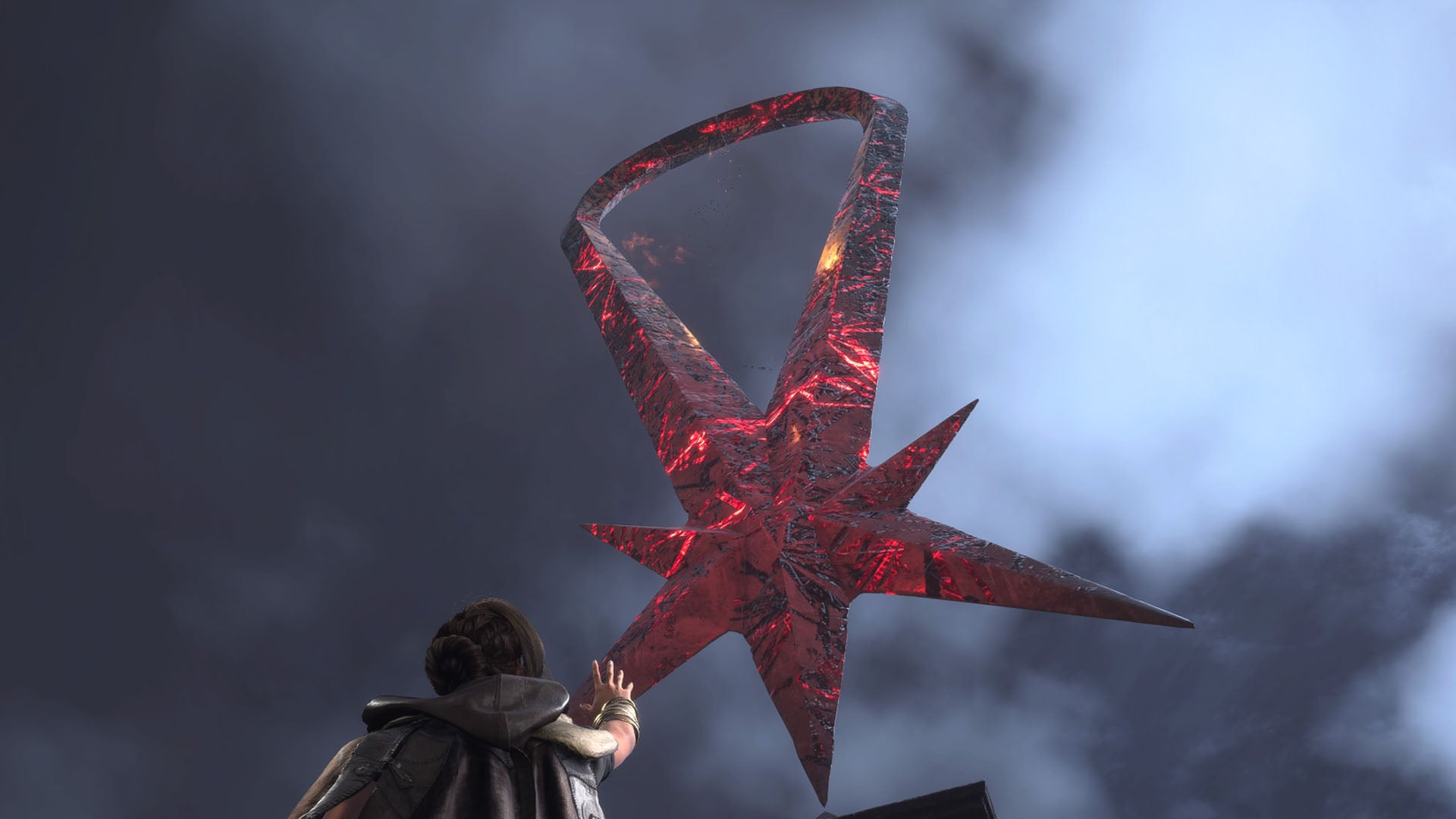 Forspoken, Frey is using her abilities to free the Monument