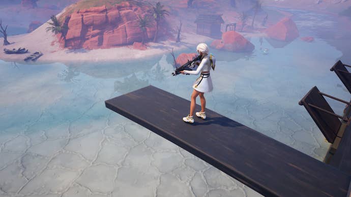 fortnite aphrodite on pirate ship plank