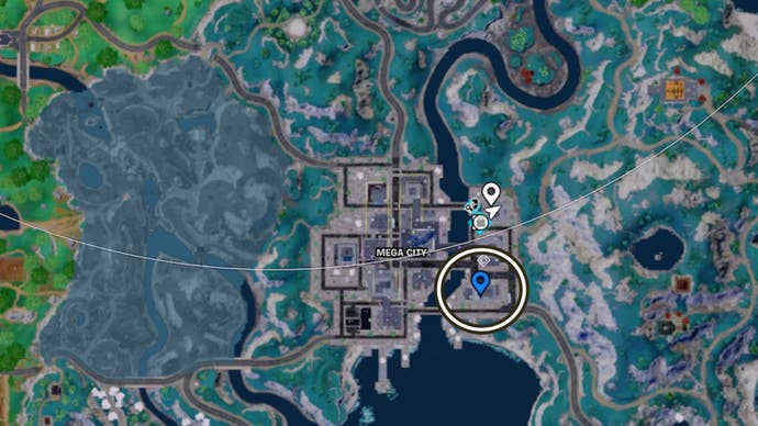 fortnite c4 s2 destroy objects grind rail beginning building map location