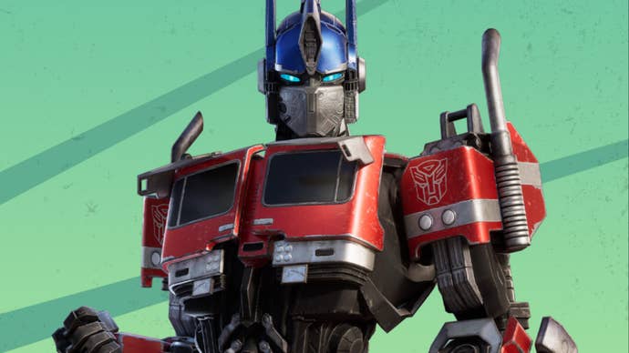 fortnite c4s3 official optimus prime skin art
