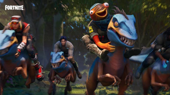 fortnite c4s3 raptor ride official art