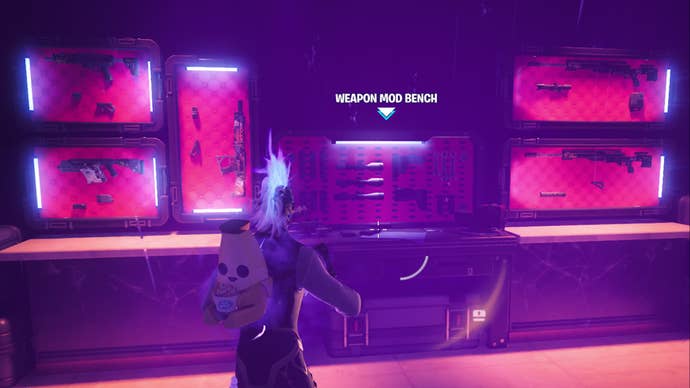 fortnite c5s1 flame hair player facing weapon mod bench