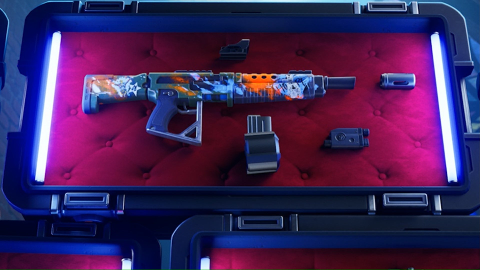 fortnite c5s1 trailer weapon case screenshot