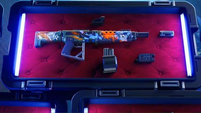 fortnite c5s1 trailer weapon case screenshot