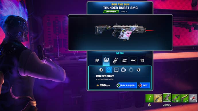fortnite c5s1 weapon modification menu