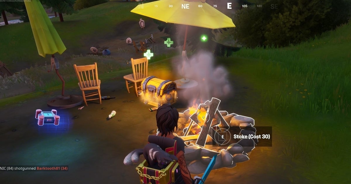 Fortnite - Stoke campfires at Camp Cod locations explained | Eurogamer.net