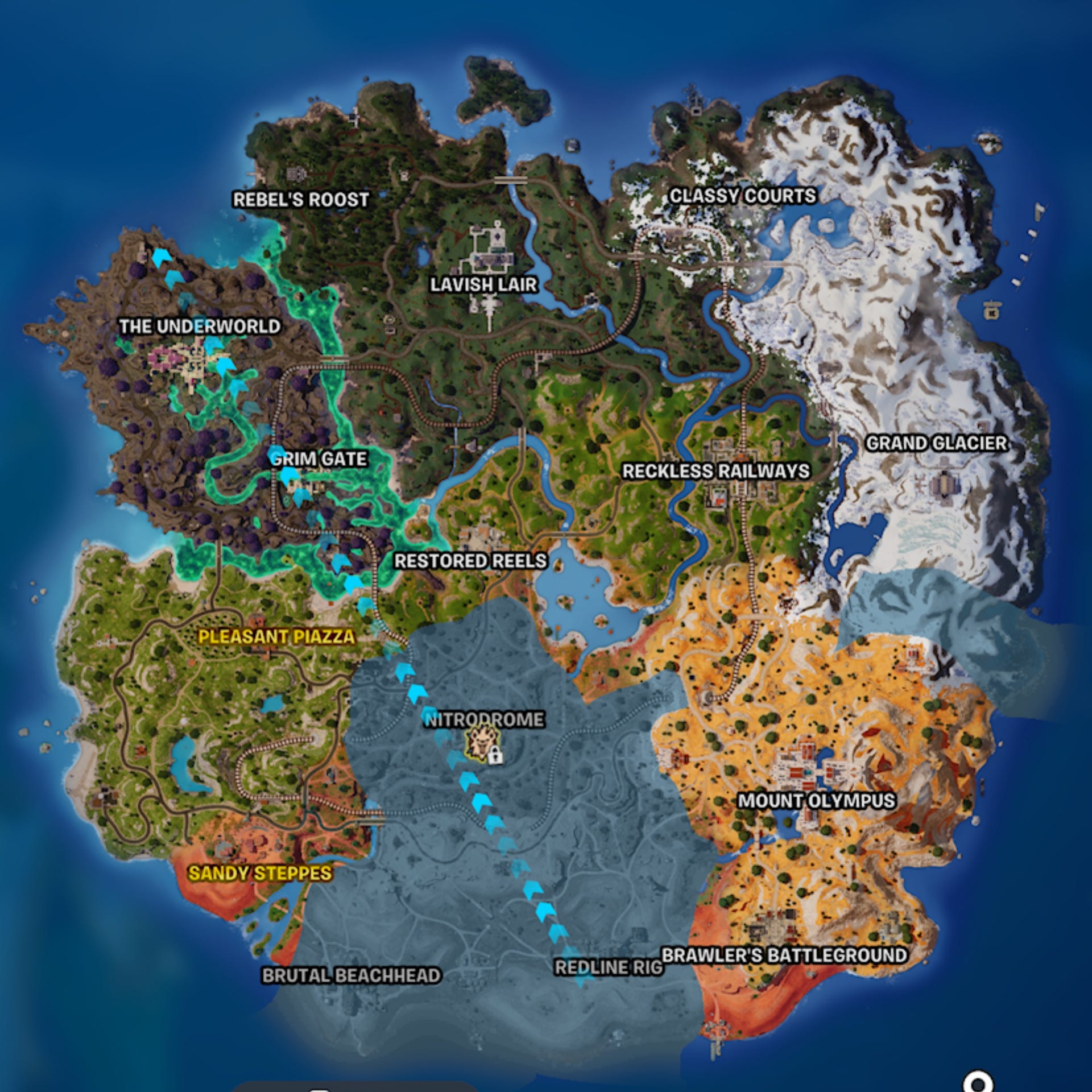Fortnite Chapter 5 Season 3 map - WebTimes