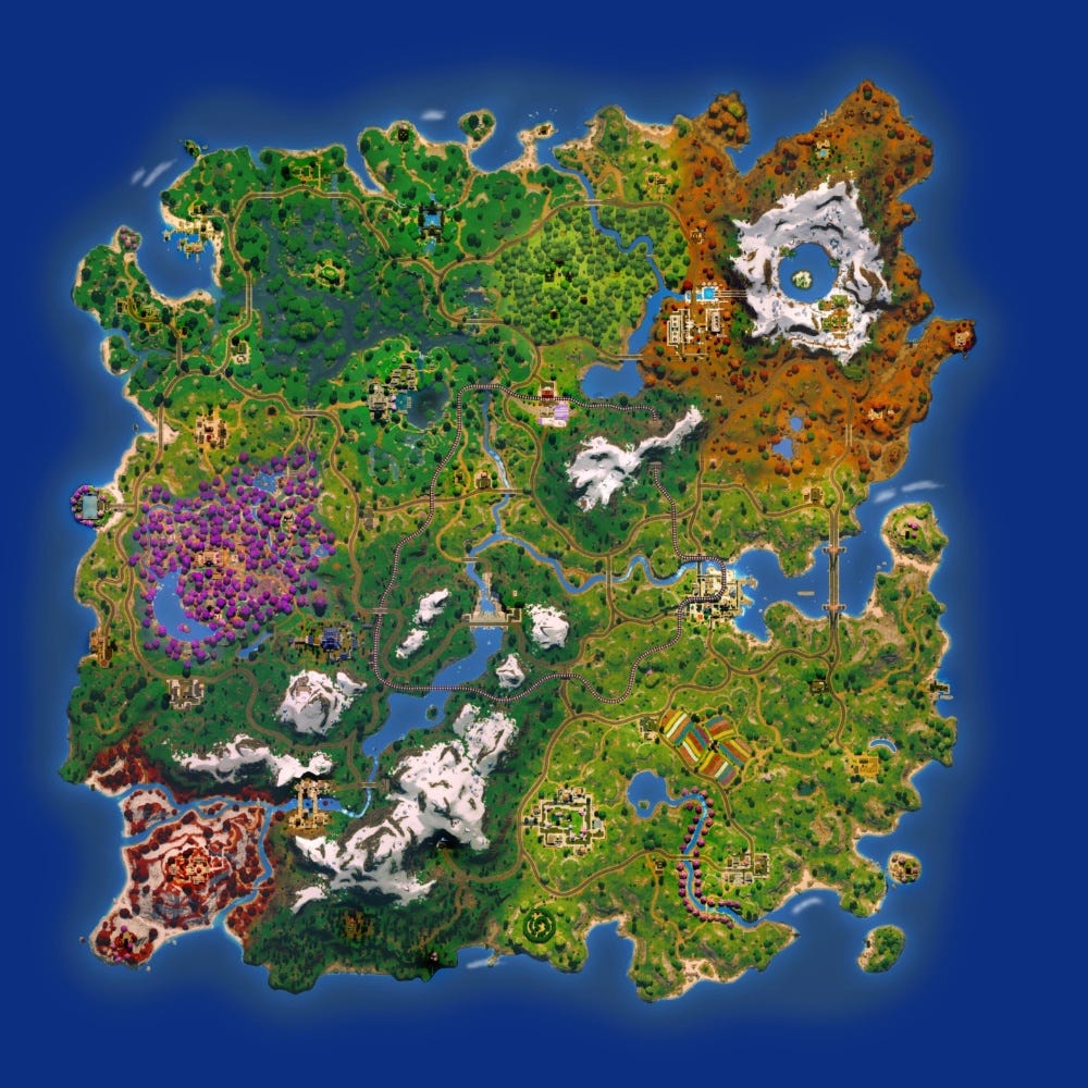 Fortnite Chapter 6 Season 1 Map | Eurogamer.net