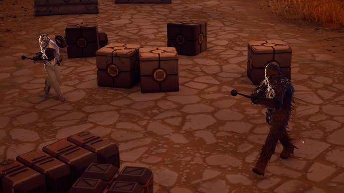 fortnite chewbacca and tiger player