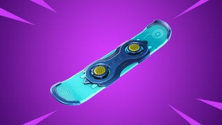 Fortnite: Score trick points with a Driftboard with the Neon Tropics wrap applied to it