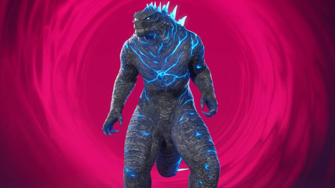fortnite energized godzilla skin