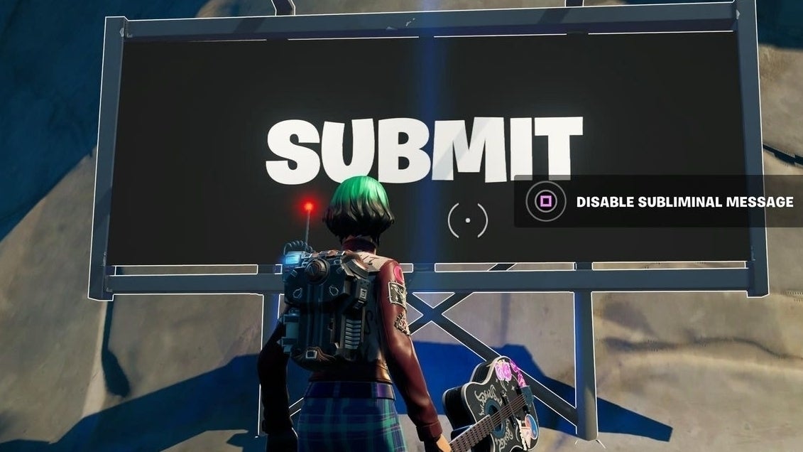 Fortnite: equip een Detector en breek een Alien Billboard in een match uitgelegd