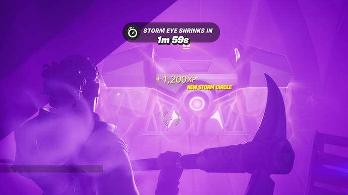 Fortnite Faulty Splits Oathbound Chest number five in a storm.