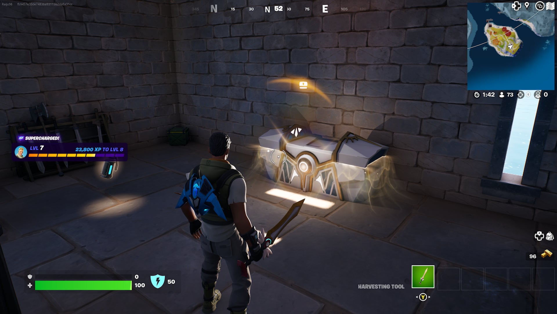 Fortnite faulty splits oathbound chest one location