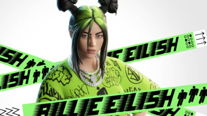 fortnite festival billie eilish headlining promo art