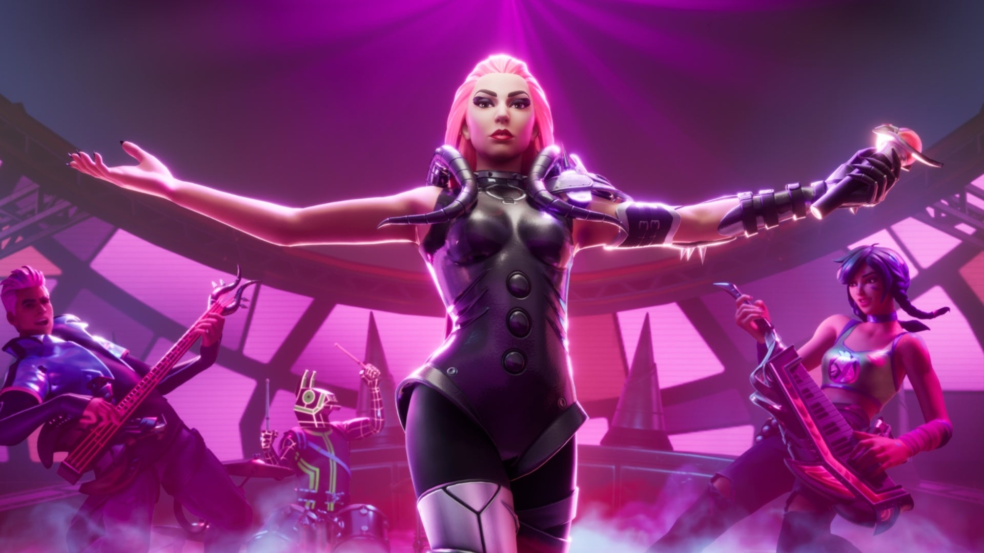 fortnite festival lady gaga key art