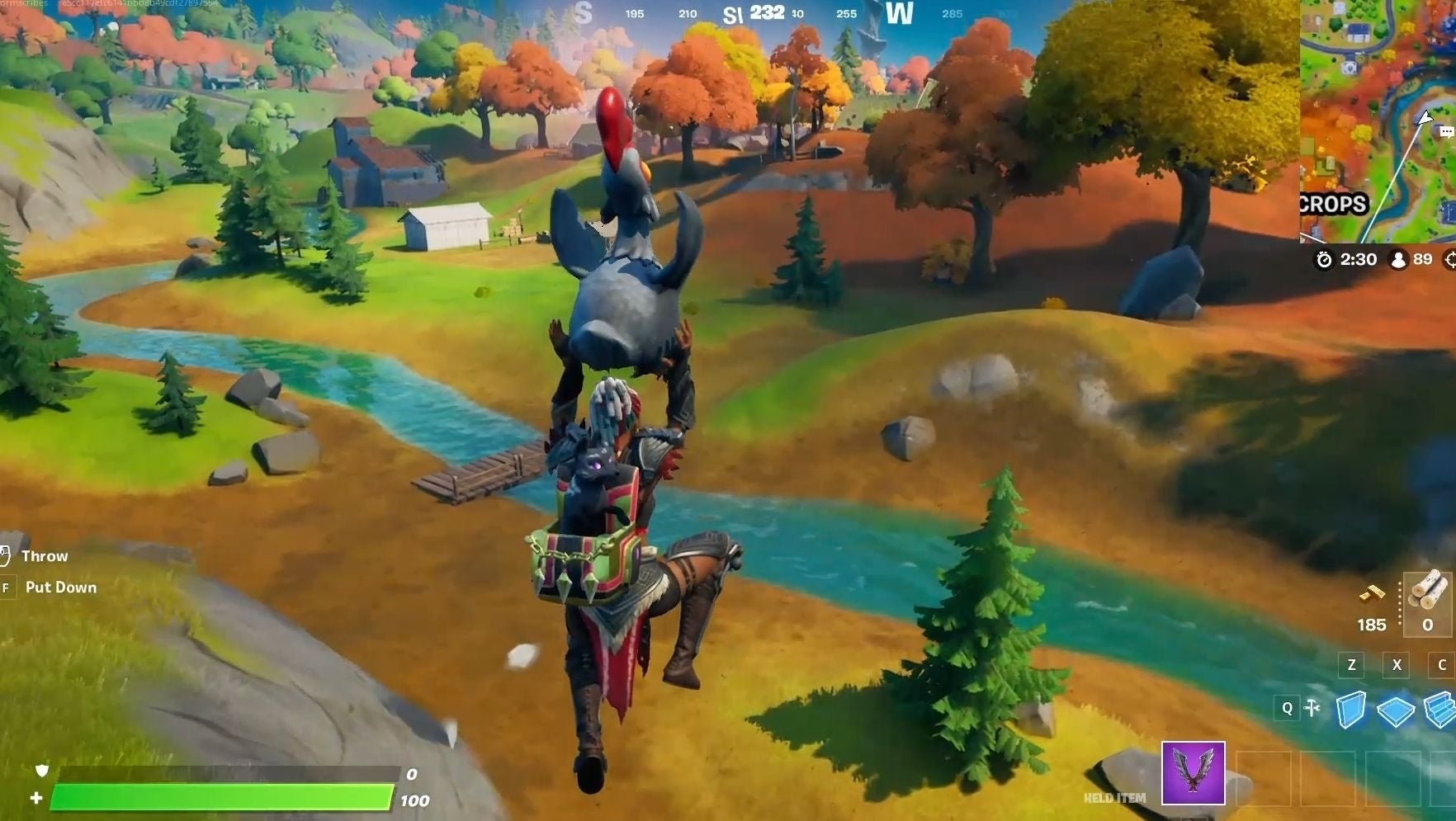 Fortnite Chicken locaties en hoe je met een kip vliegt uitgelegd