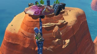 Fortnite giant face in desert, jungle and snow locations
