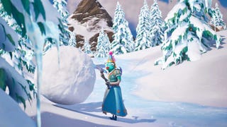 How to hide in giant snowballs in Fortnite