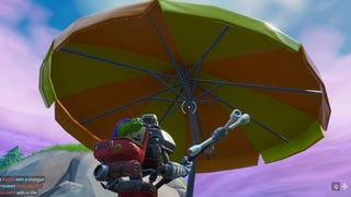 Fortnite Giant Umbrella locations explained: Where to bounce off a giant beach umbrella in different matches in Fortnite