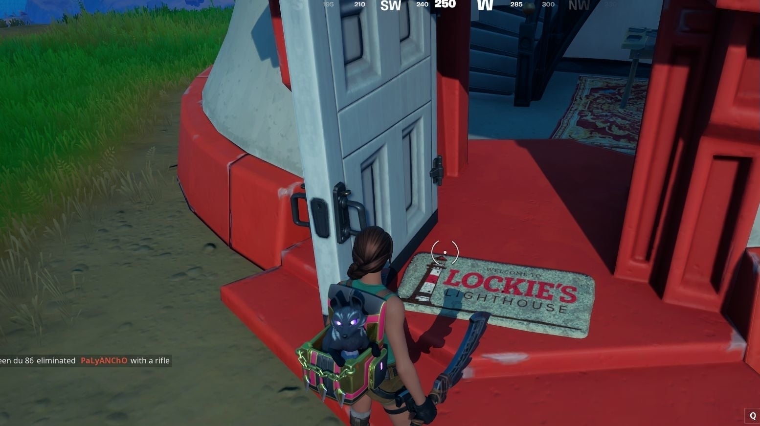 Fortnite Fancy View Rainbow Rentals And Lockie S Lighthouse Fortnite Lighthouse Header