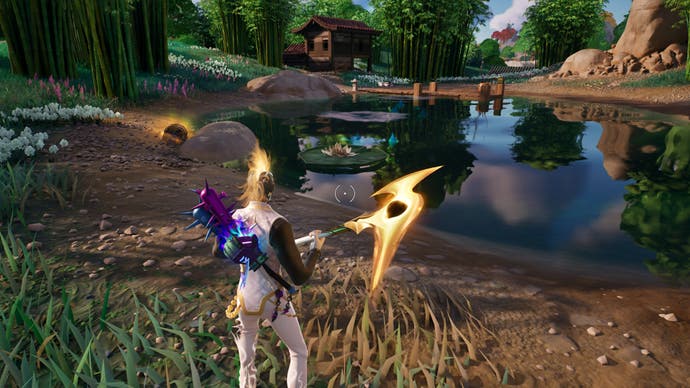 fortnite lily pad in water steamy springs