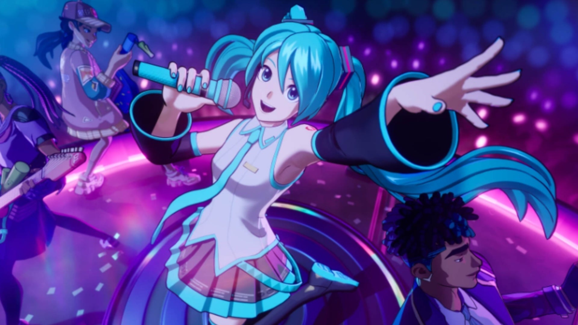 Miku Laoding Screen Fortnite Hatsune Miku Music Pass explained | Eurogamer.net