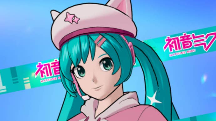fortnite neko hatsune miko outfit close up