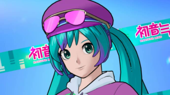 fortnite neko hatsune miku outfit Brite Hatsune Miku Style close up