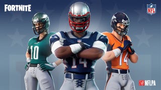 Fortnite meets the NFL with football themed skins, emotes, and gear
