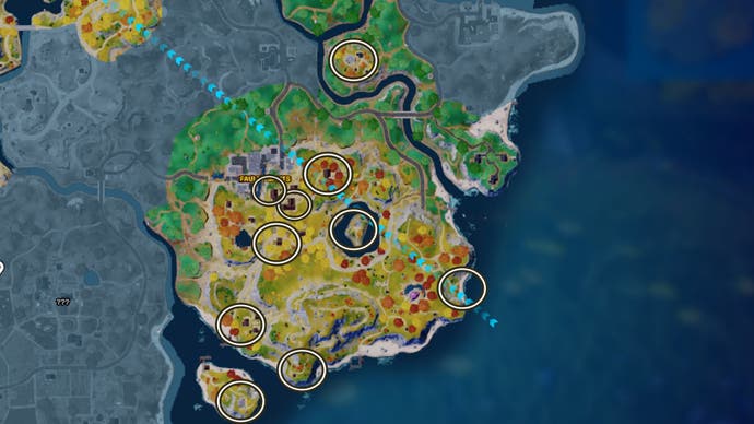 Fortnite oathbound chest locations faulty splits and slappy shores map