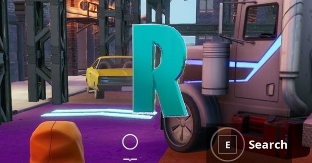 Fortnite Letter R Location Fortnite On Fire Letter locations: Where to find letters O-N-F-I-R-E in ...