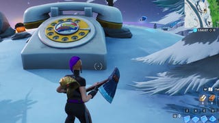 Fortnite Season 10: search between a rotary phone, a fork knife and a hilltop house full of Carbide and Omega posters