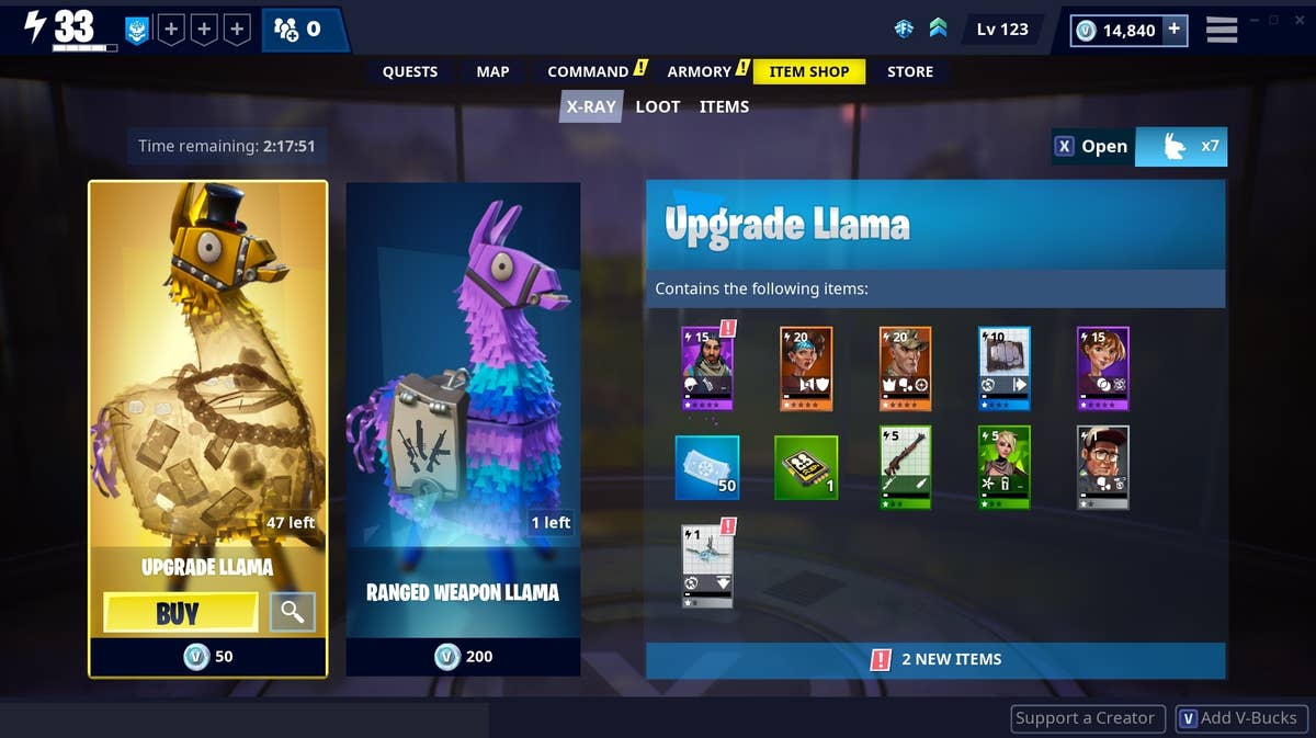 Fortnite: Save The World now lets you see what’s in a loot box
