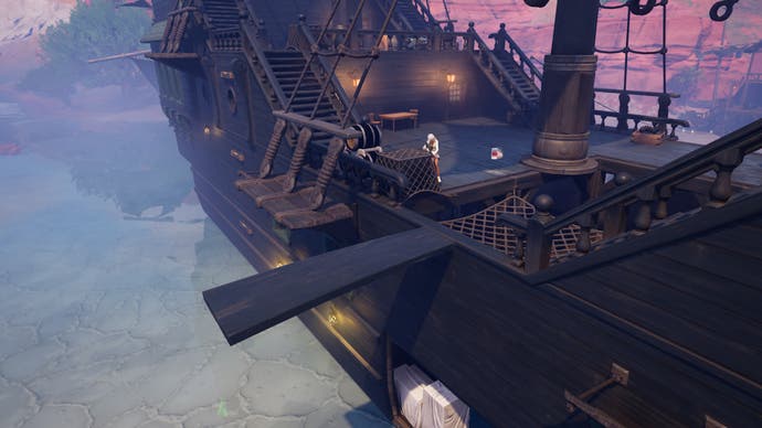 fortnite side of pirate ship with board