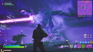Fortnite summons the Storm King for a spooky PvE boss battle event